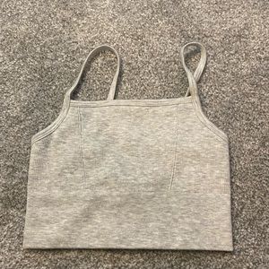 Fabletics Grey Crop Top // NEVER WORN
